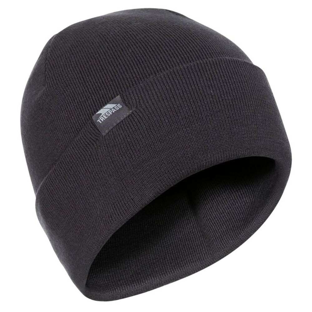 Trespass Unisex Beanie Hat / Black